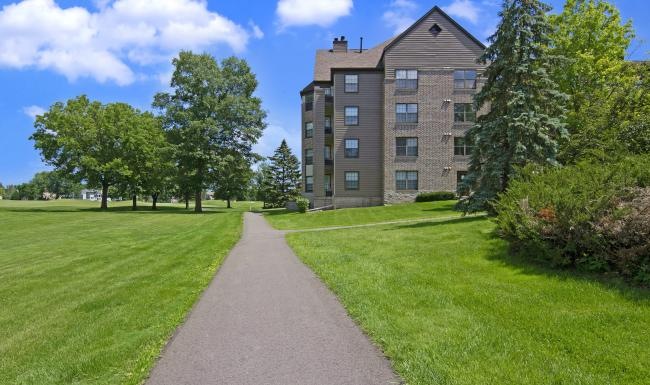 a path leading to a building